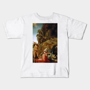 Beheading of Saint Catherine by Albrecht Altdorfer Kids T-Shirt